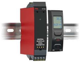 PR Electronics Universal Uni-/Bipolar Signal Transmitter, 4104